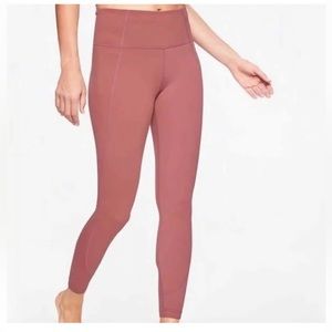 Athleta Salutation 7/8 Leggings- Mauve